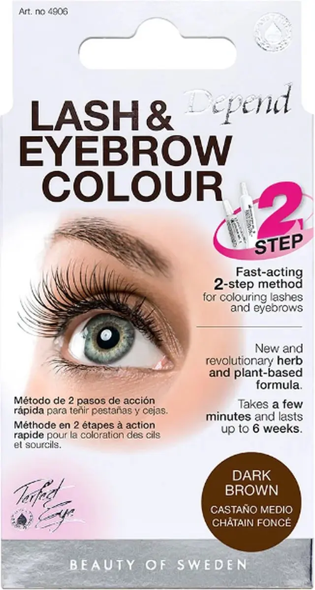 Depend Lash & Eyebrow Verf Dark Brown