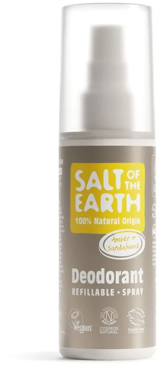 Salt of the Earth Amber & Sandelhout Deo Spray 100ml