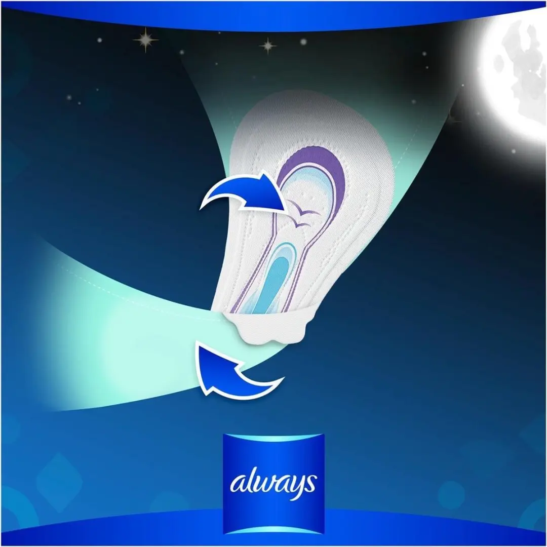 Always Ultra Secure Night 16 Stuks - afbeelding 6 van 6