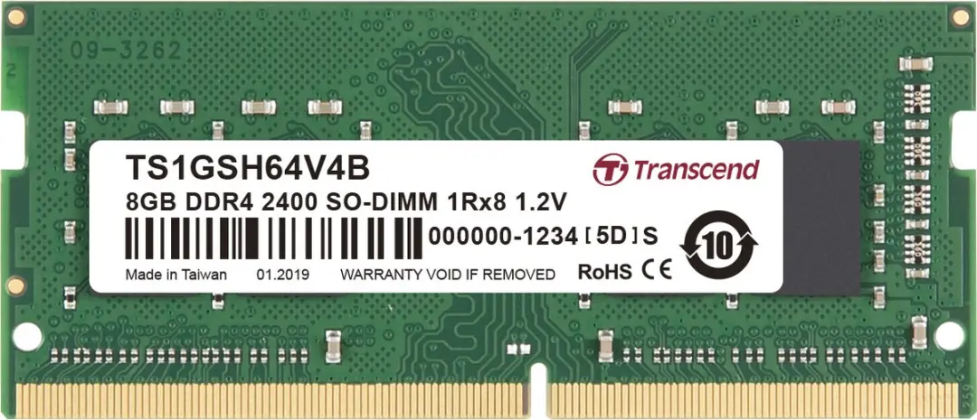 8GB DDR4 2400 SO-DIMM 1Rx8