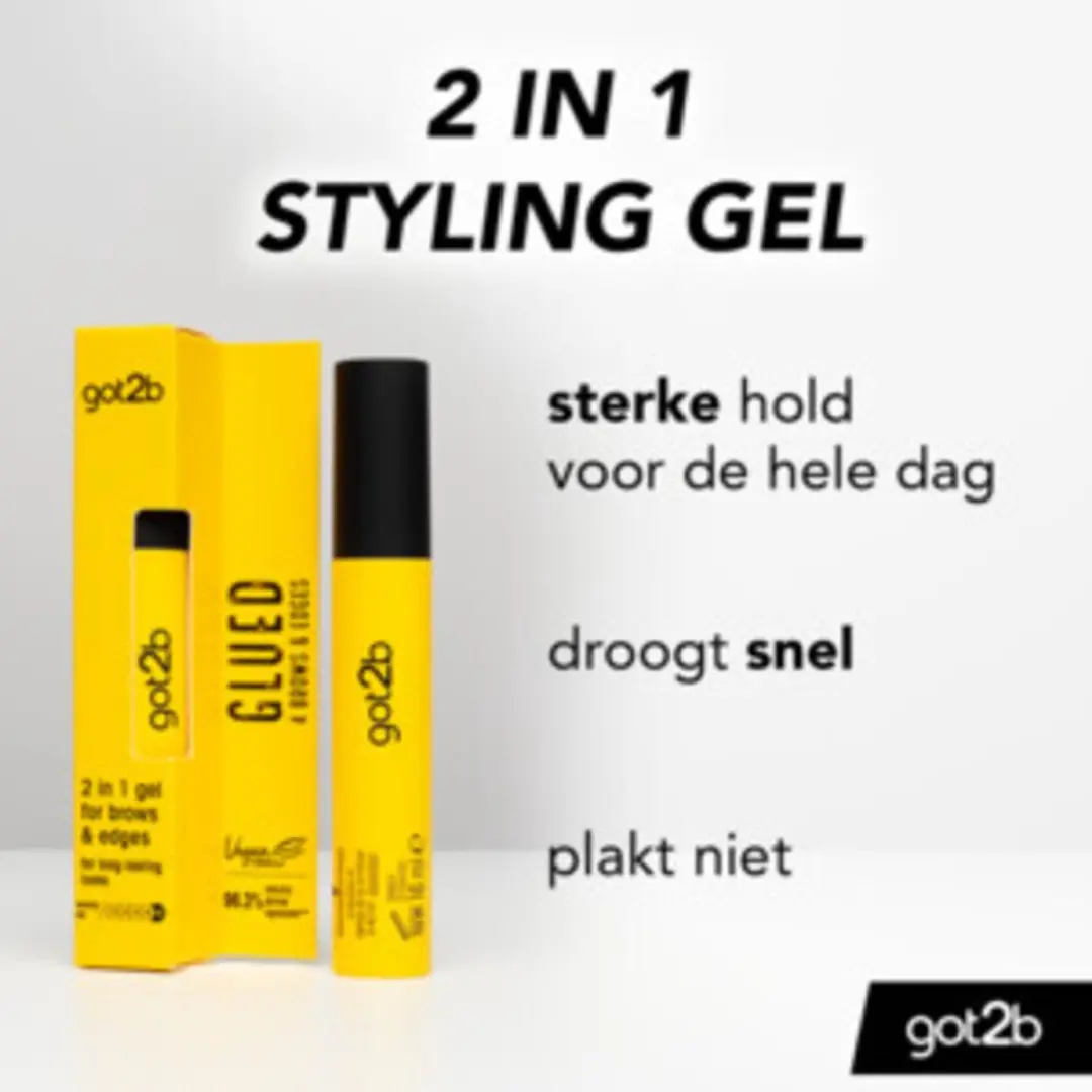 Got2b Glued 4 Brows & Edges 2in1 Gel - 20ml (3x16ml) - Transparant