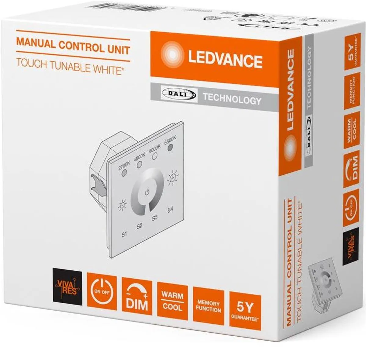 LEDVANCE Manual Control Unit Touch DALI-2 TW