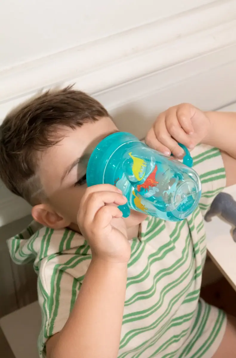 Nûby 360° Wonderbeker 240ml - Blauw - afbeelding 6 van 6