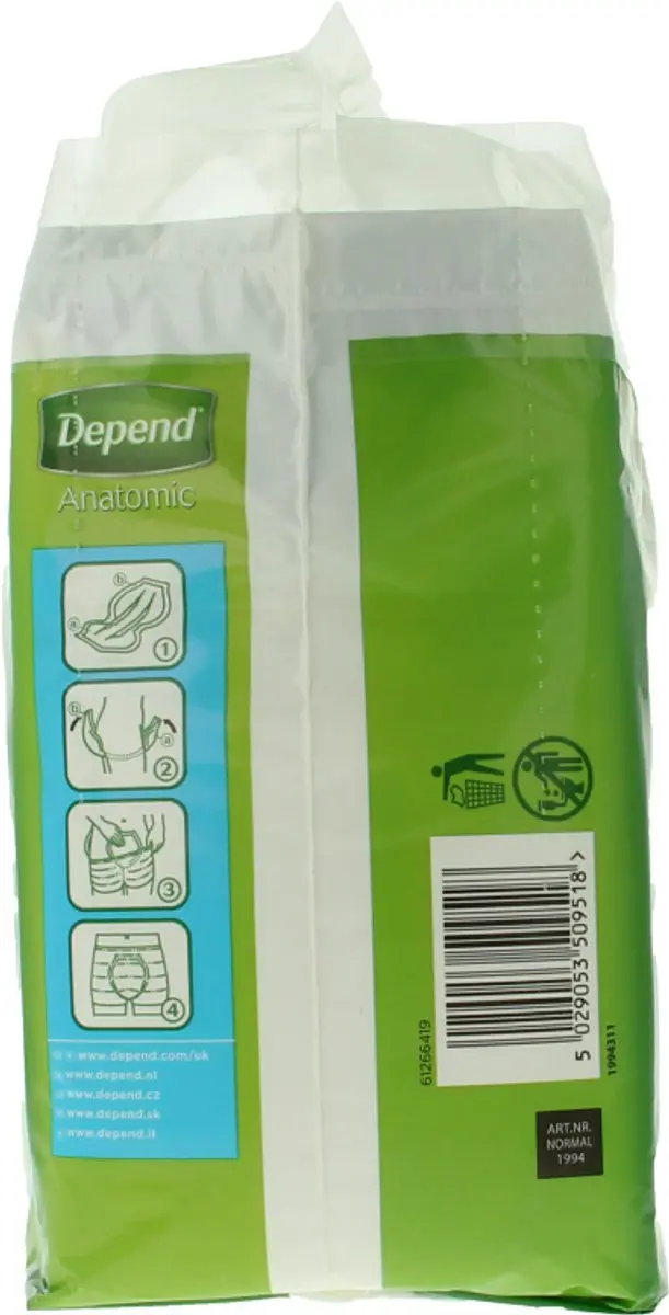 Depend Anatomic Inlegverband Normal - 16 Stuks