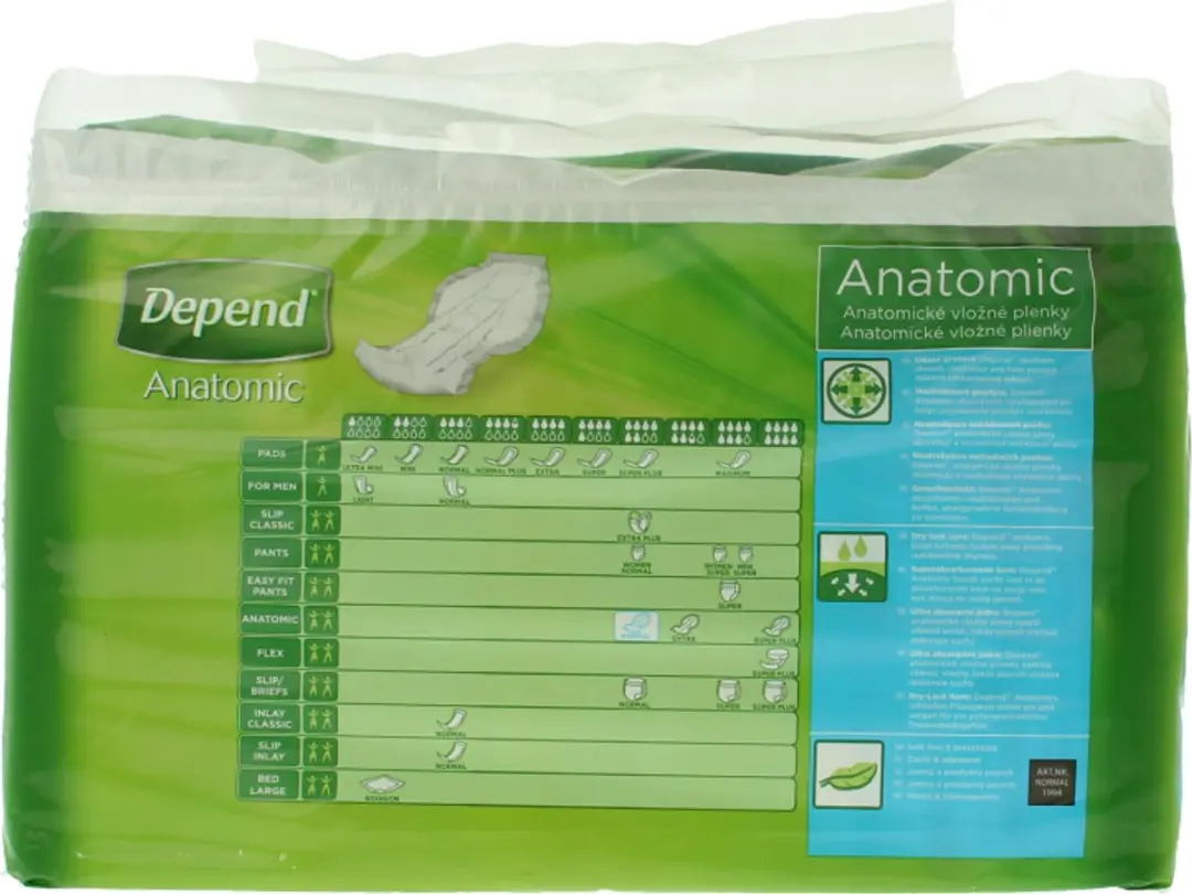 Depend Anatomic Inlegverband Normal - 16 Stuks