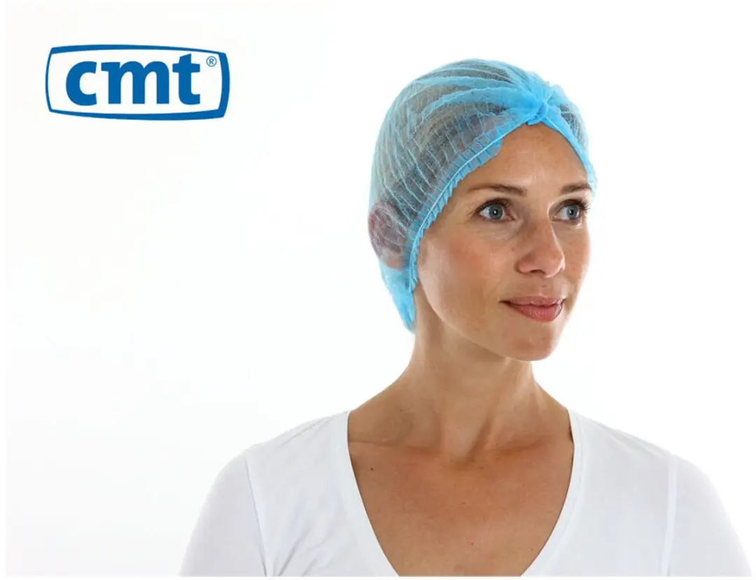CMT 100 Haarnetjes Blauw M