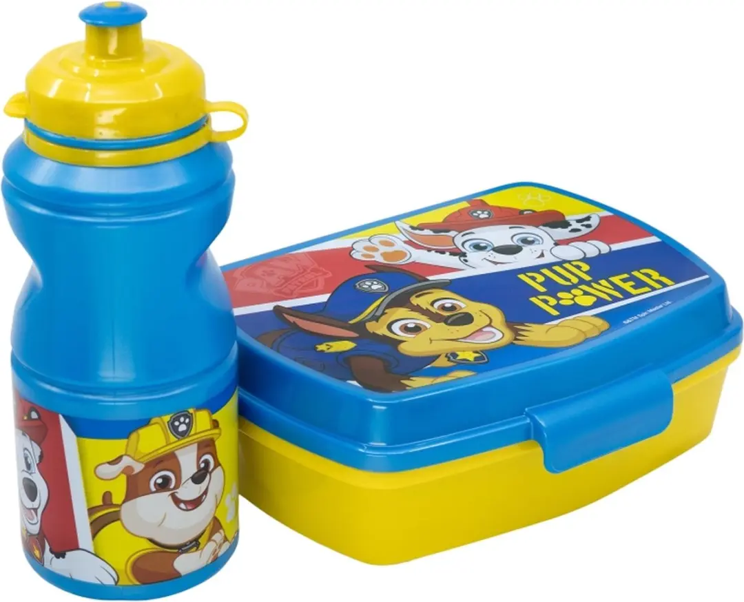 PAW Patrol Gift Set - Fles & Broodtrommel 380ml - Multi
