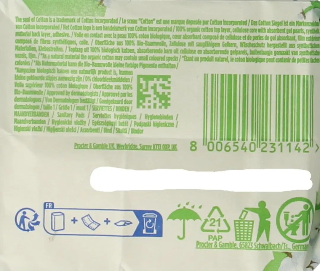 Always Bio Cotton Protection Ultra Maandverband - 11 Stuks