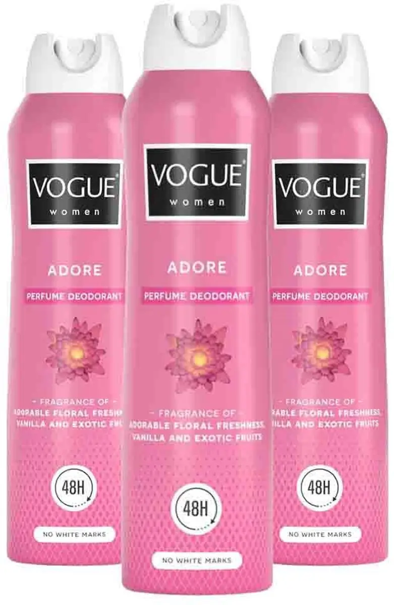 Vogue Adore Deo Voordeelverpakking 3x150ml