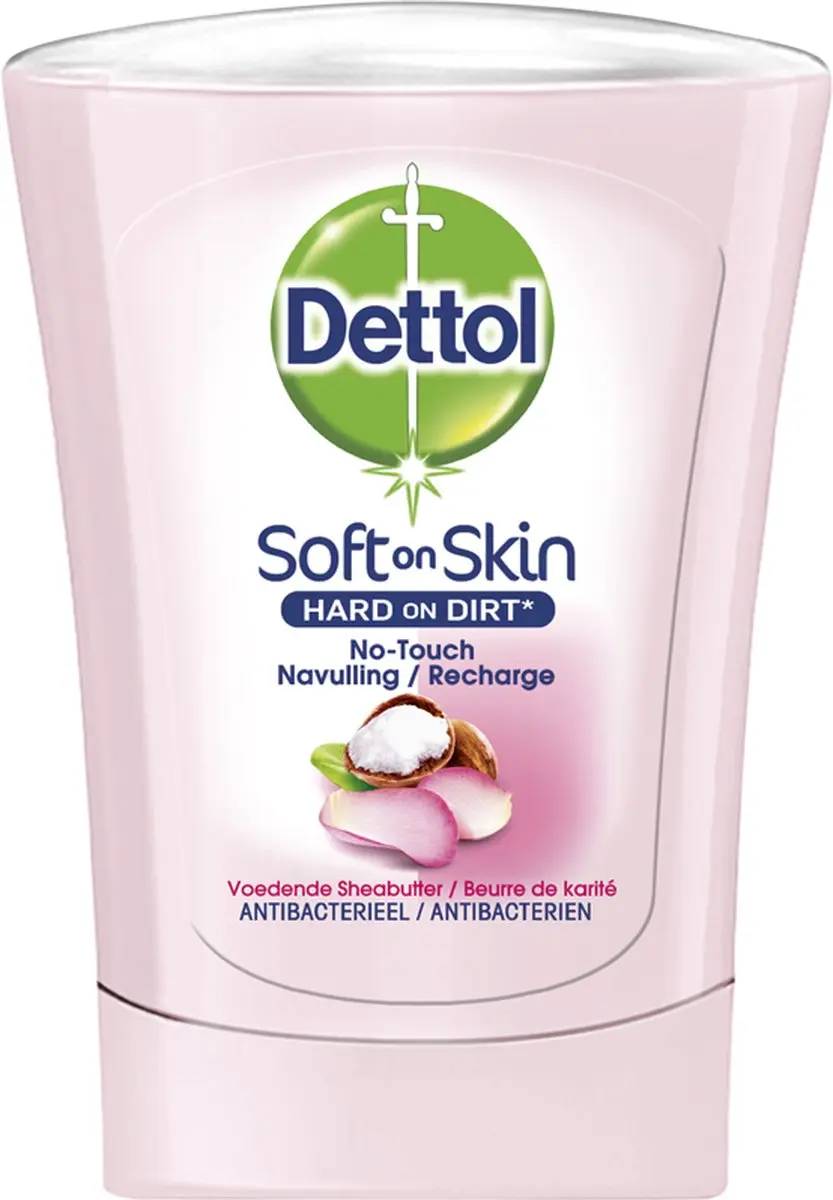 Dettol No-Touch Wasgel Navulling Sheabutter 250ml - 2 Stuks