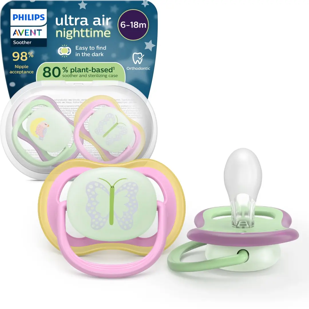 Philips Avent Ultra Air Night Fopspeen 6-18mnd