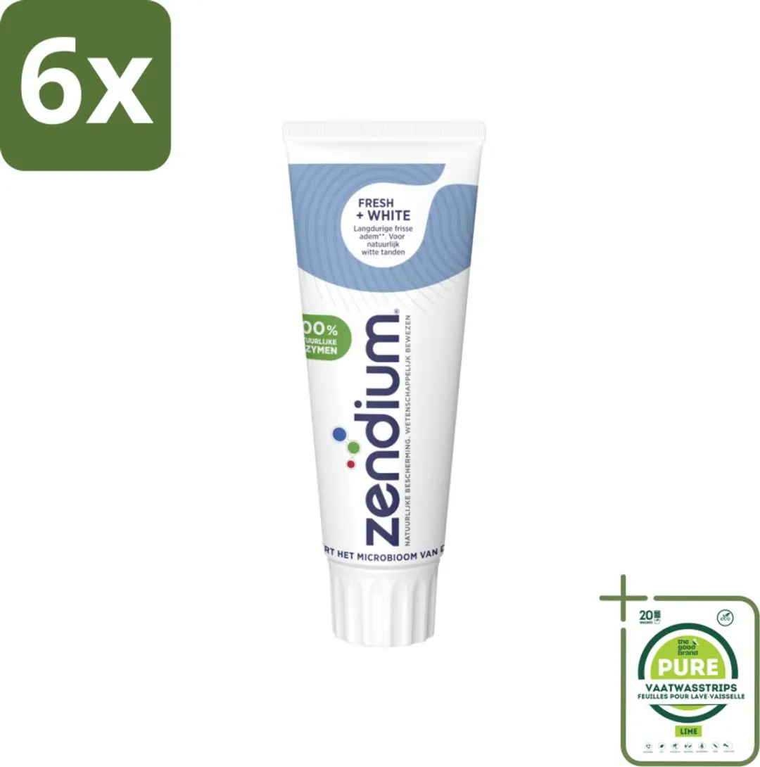 Zendium Fresh+ White Tandpasta 75ml