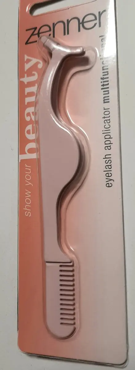 Zenner Beauty Art 258532 Wimperapplicator - 2-in-1 Pincet & Borstel - Roze