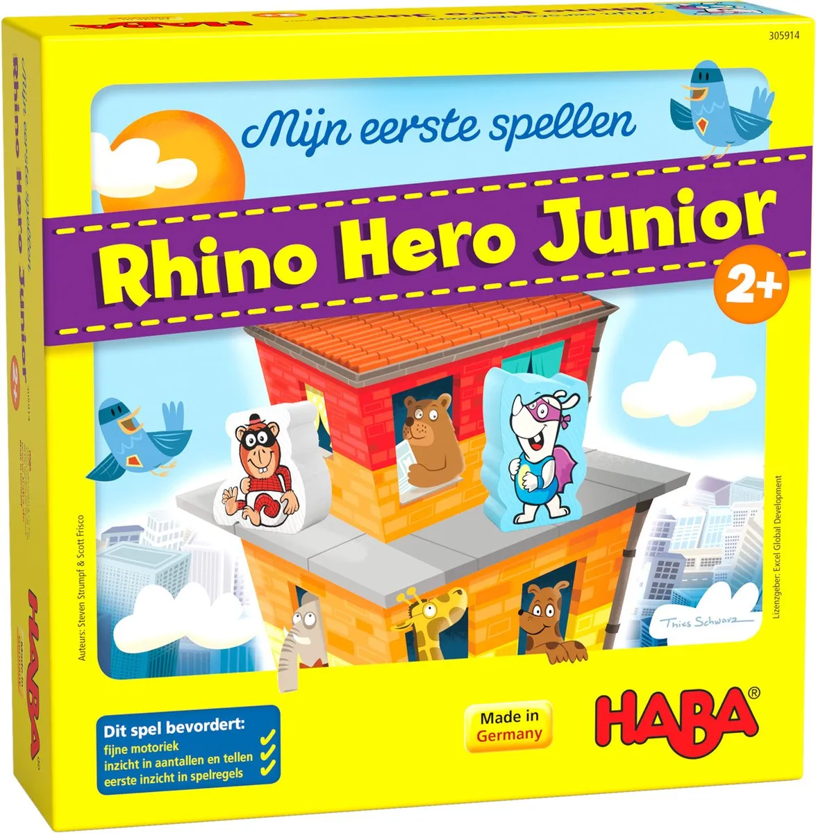 Haba Rhino Hero Junior Stapelspel