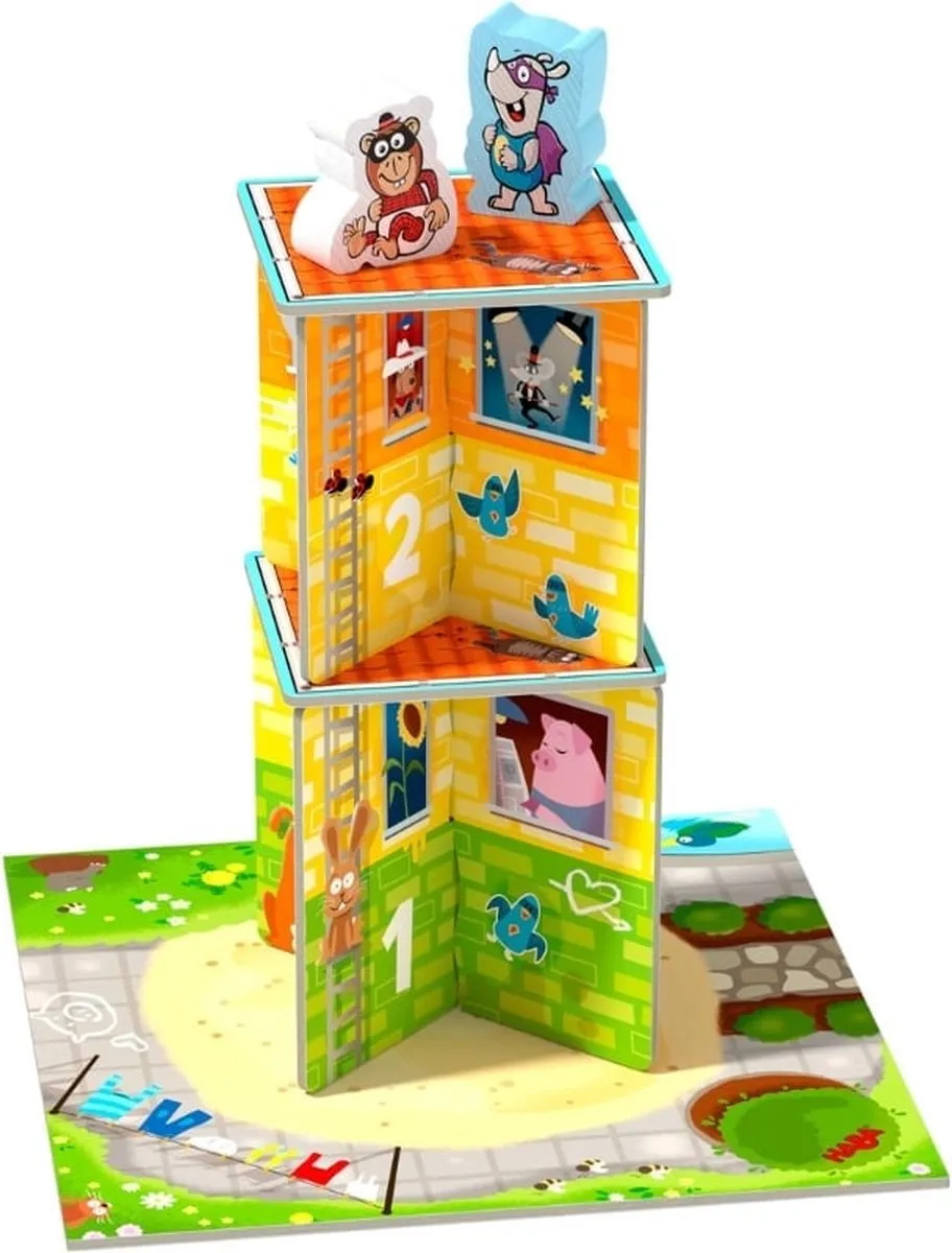 Haba Rhino Hero Junior Stapelspel - 305914 - Meerdere kleuren