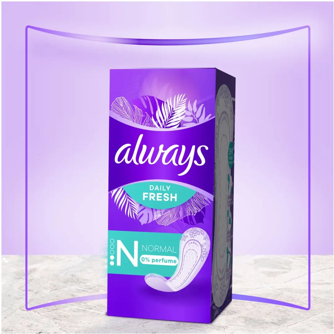 Always Daily Fresh Normal 0% Parfum - 90 Stuks