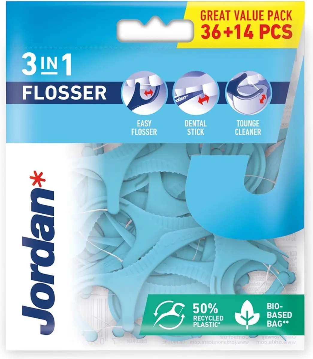 Jordan 3-in-1 Flosser - 432 Stuks