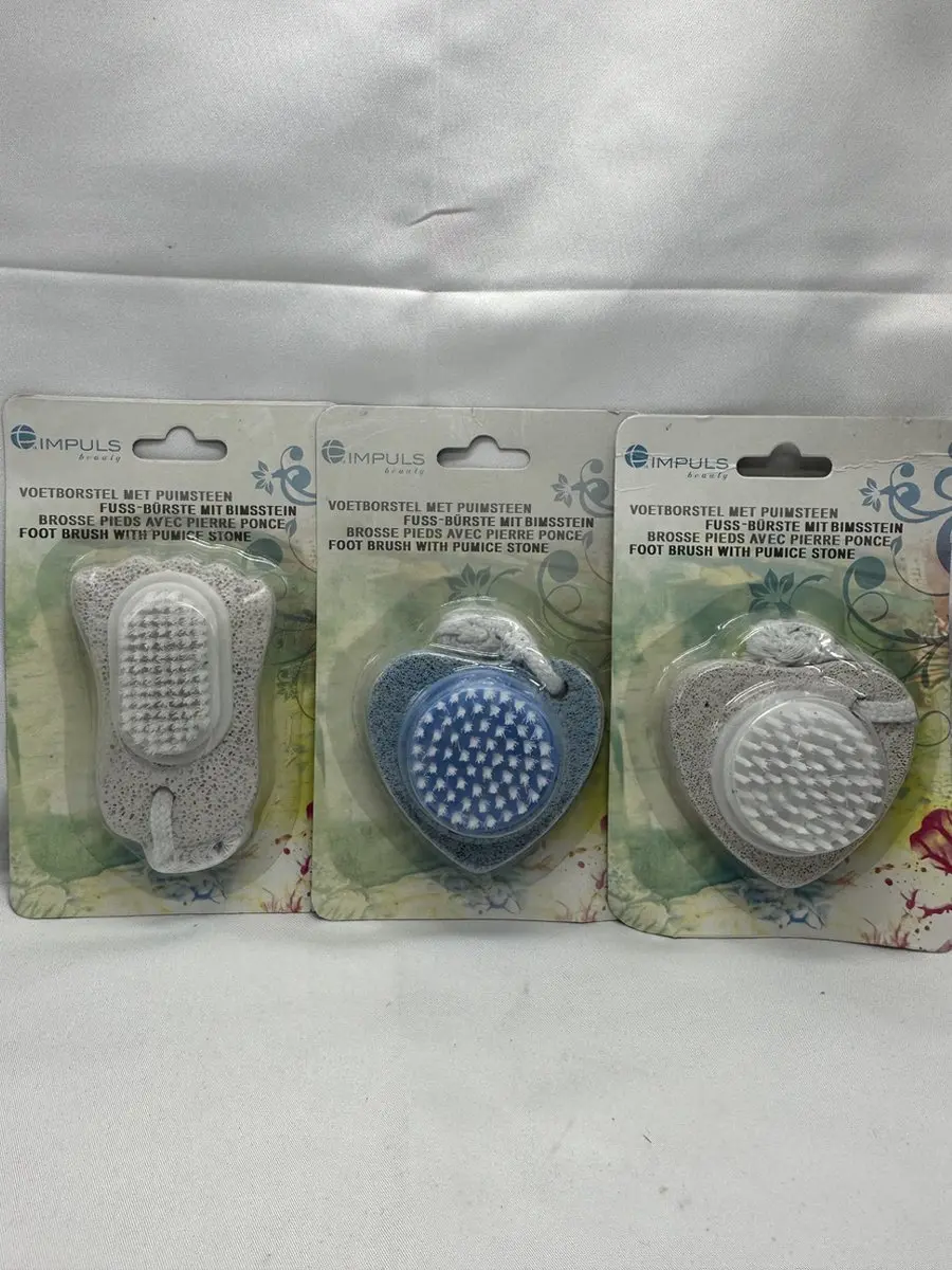 Impuls Voetborstel Set 3 Stuks