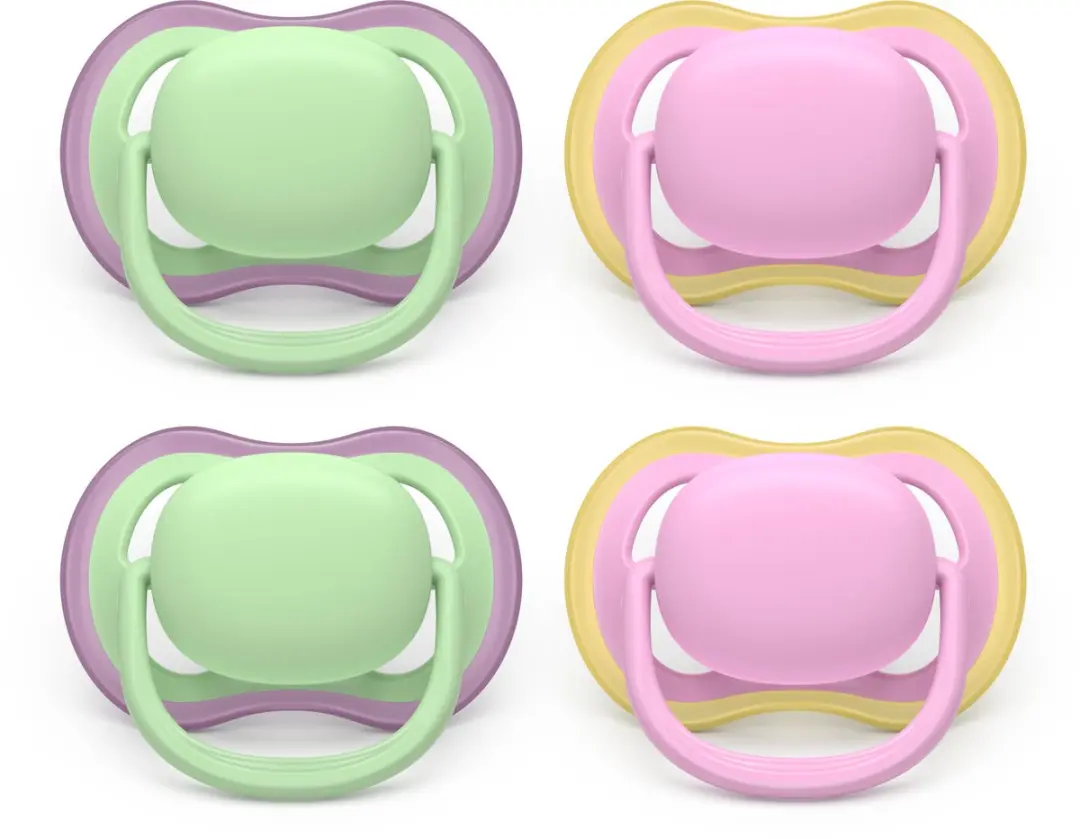 Philips Avent Ultra Air Fopspeen 6-18mnd - 4 Stuks Roze/Groen