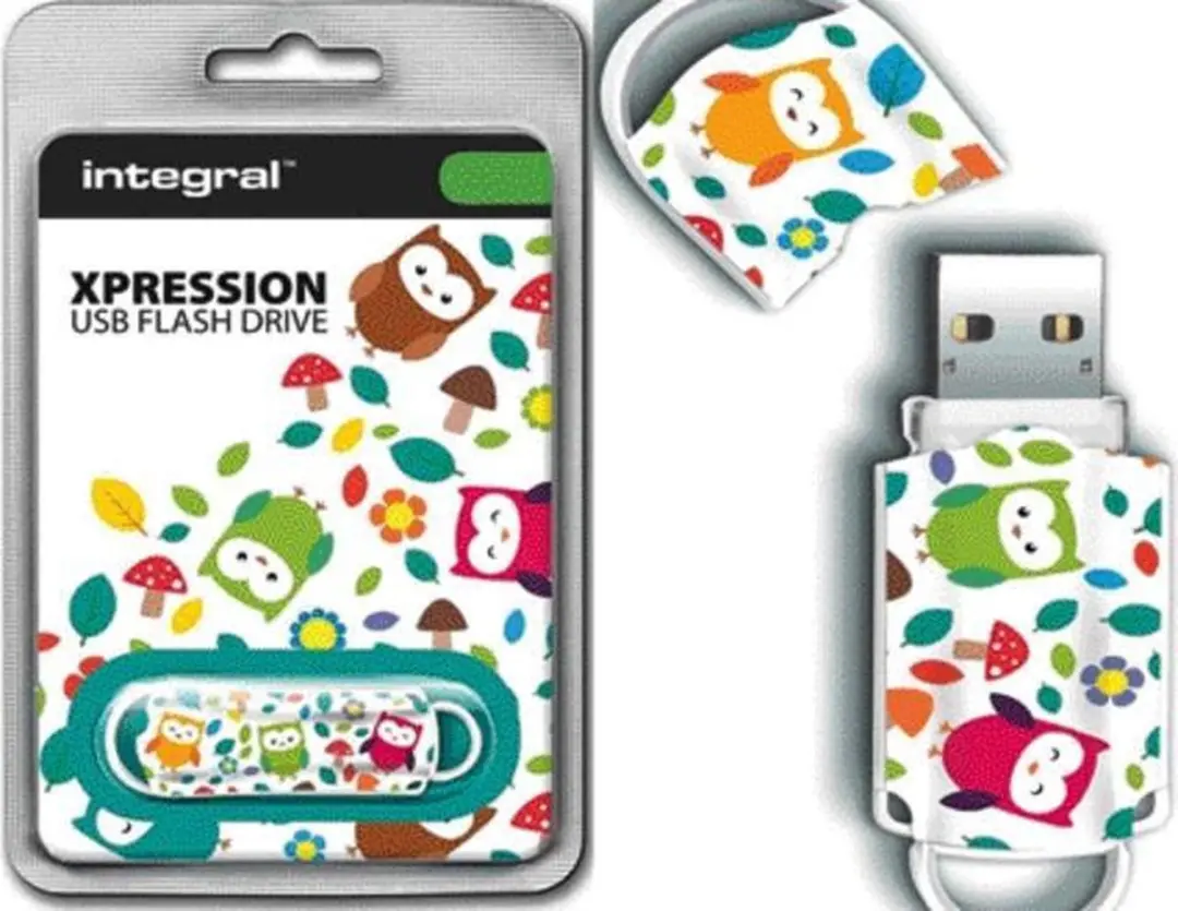 Integral INFD16GBXPROWLS USB-stick 16GB - Wit