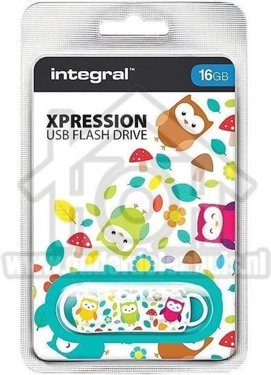 Integral INFD16GBXPROWLS USB-stick 16GB - Wit