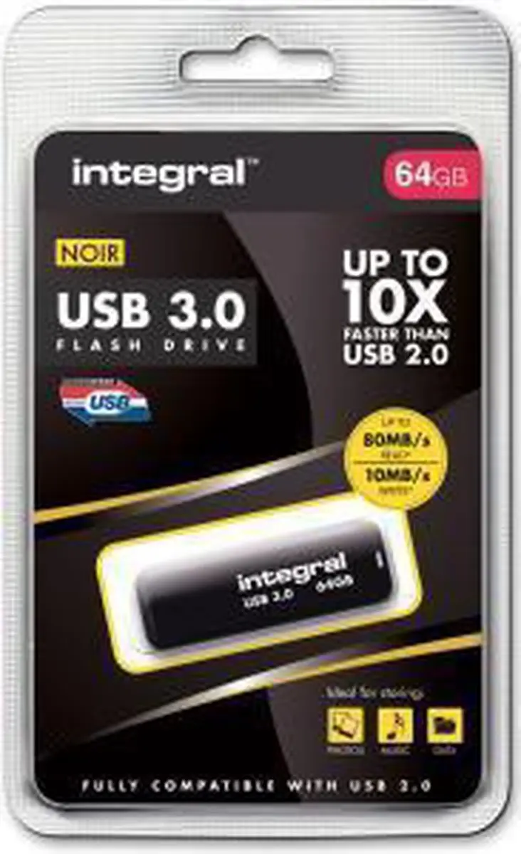 Integral G XL INFD64GBNOIR3.0-V2 SSD - 120GB Wit