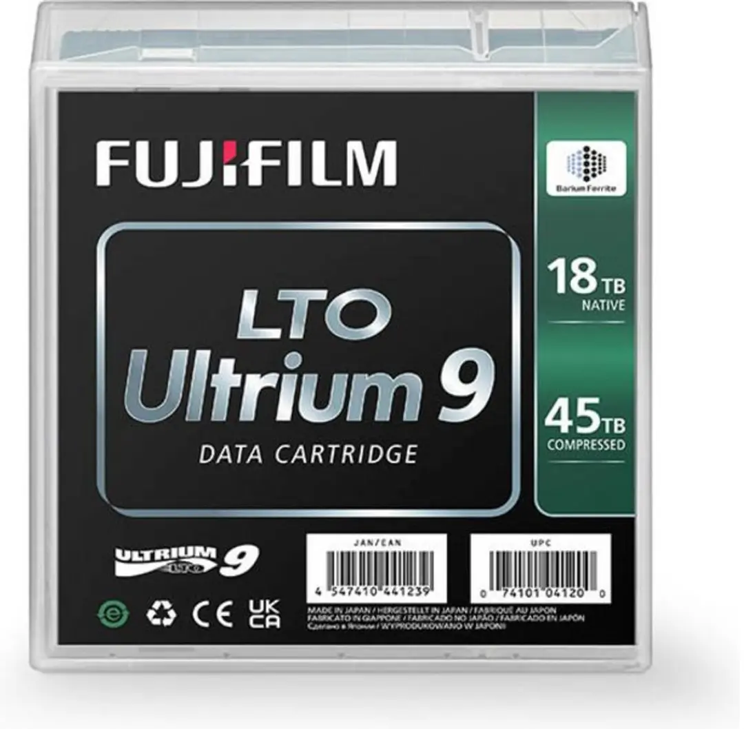 Fujifilm LTO Ultrium 9 16659047 - 18TB/45TB - Zwart