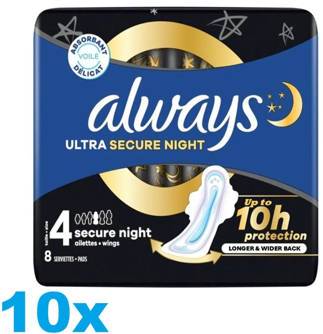 Always Ultra Secure Night Maandverband Maat 4
