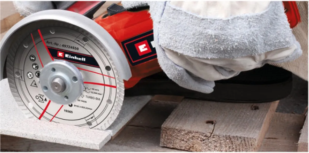 Einhell Diamantschijf 125mm 49724550 - Metaal/Natuursteen/Beton - afbeelding 2 van 3