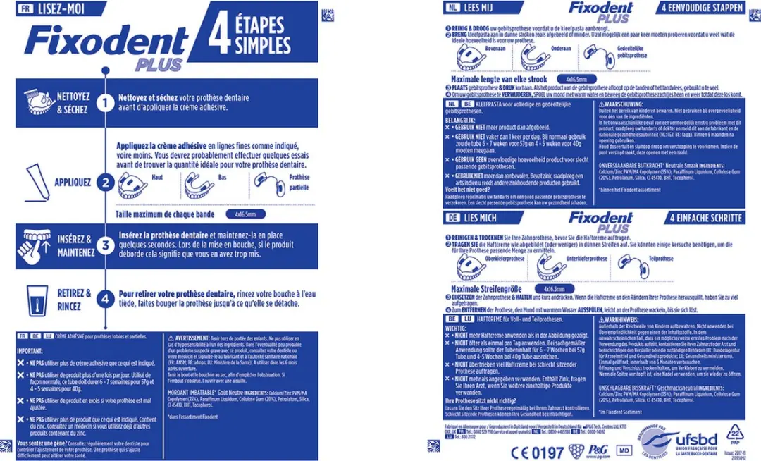 Fixodent Plus Kleefpasta Onverslaanbare Bijtkracht - 240g