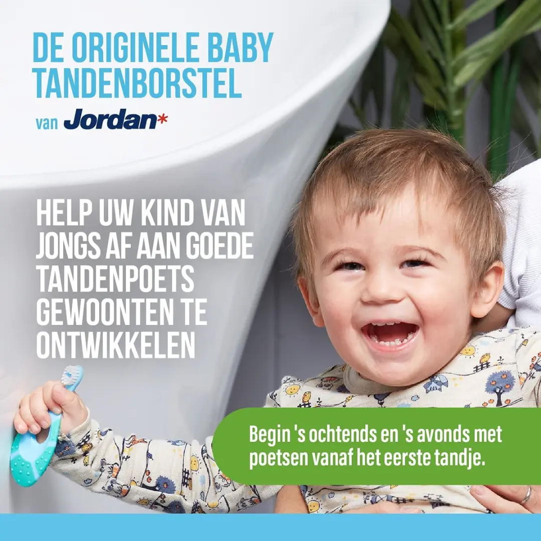 Jordan Step 1 Baby Tandenborstel 0-2 jaar - 4 Stuks - Multicolor