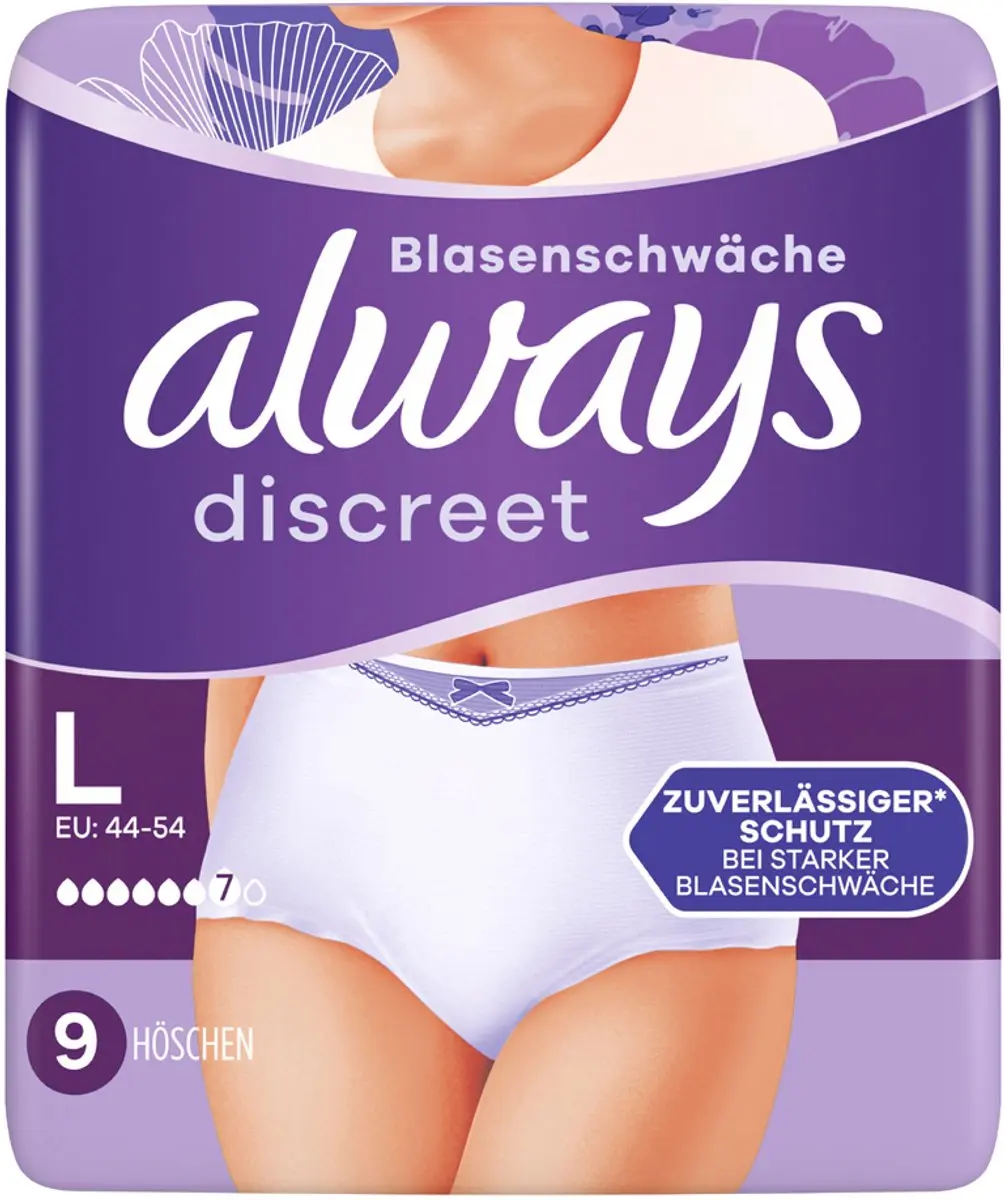 Always Discreet Incontinentiebroekjes Maat L - 9 Stuks