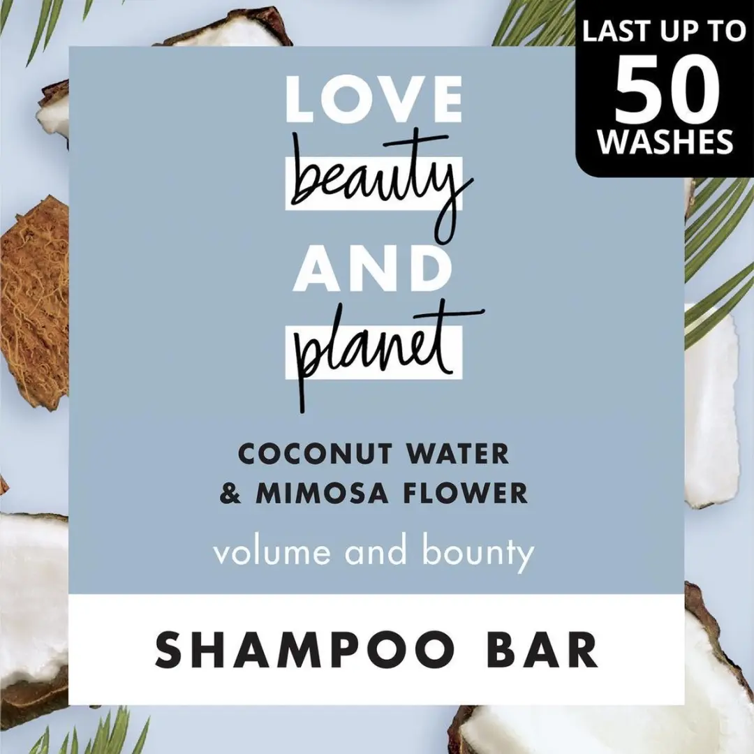 Love Beauty and Planet Shampoo Bar Coconut Water & Mimosa Flower 90g