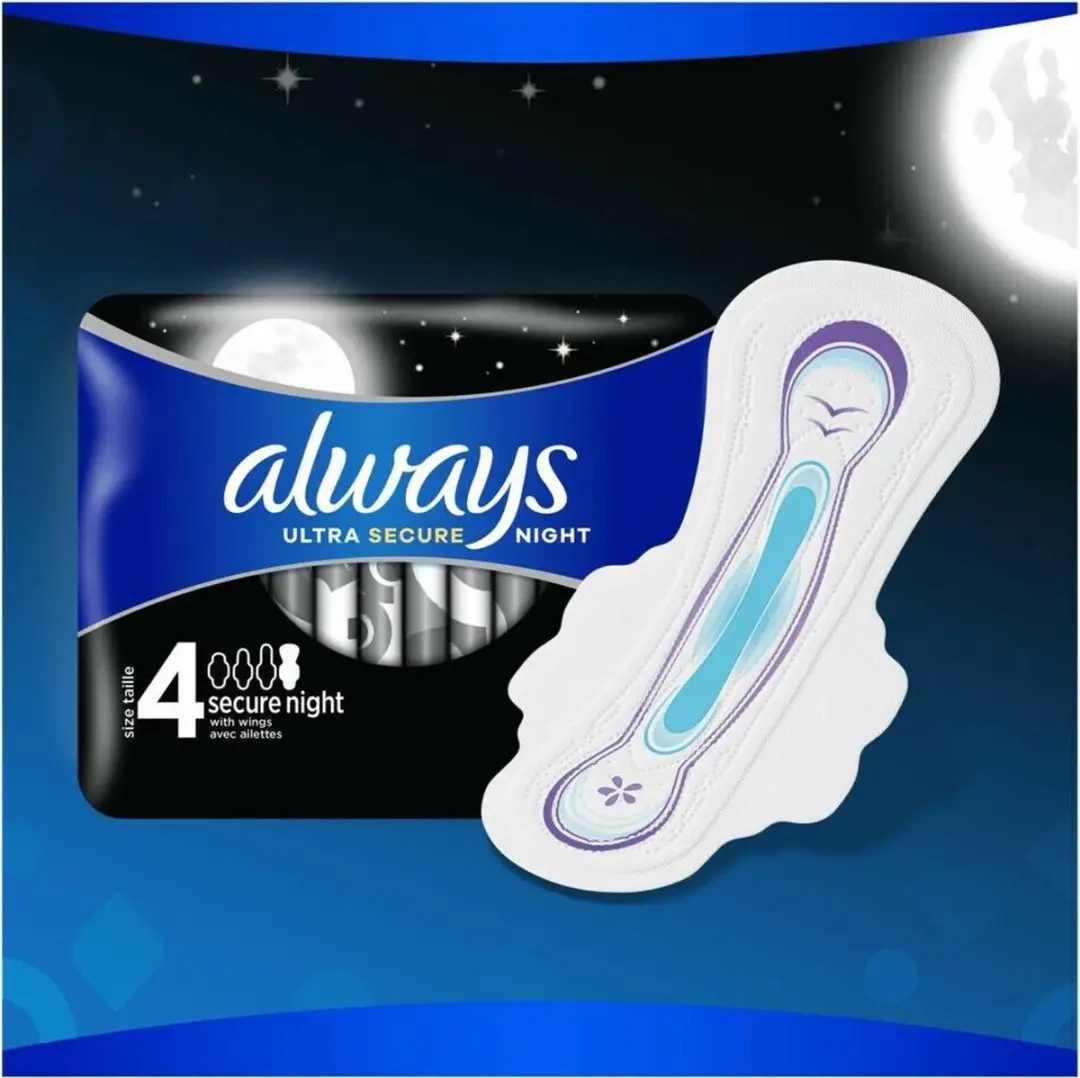 Always Ultra Secure Night Maandverband - 18 Stuks