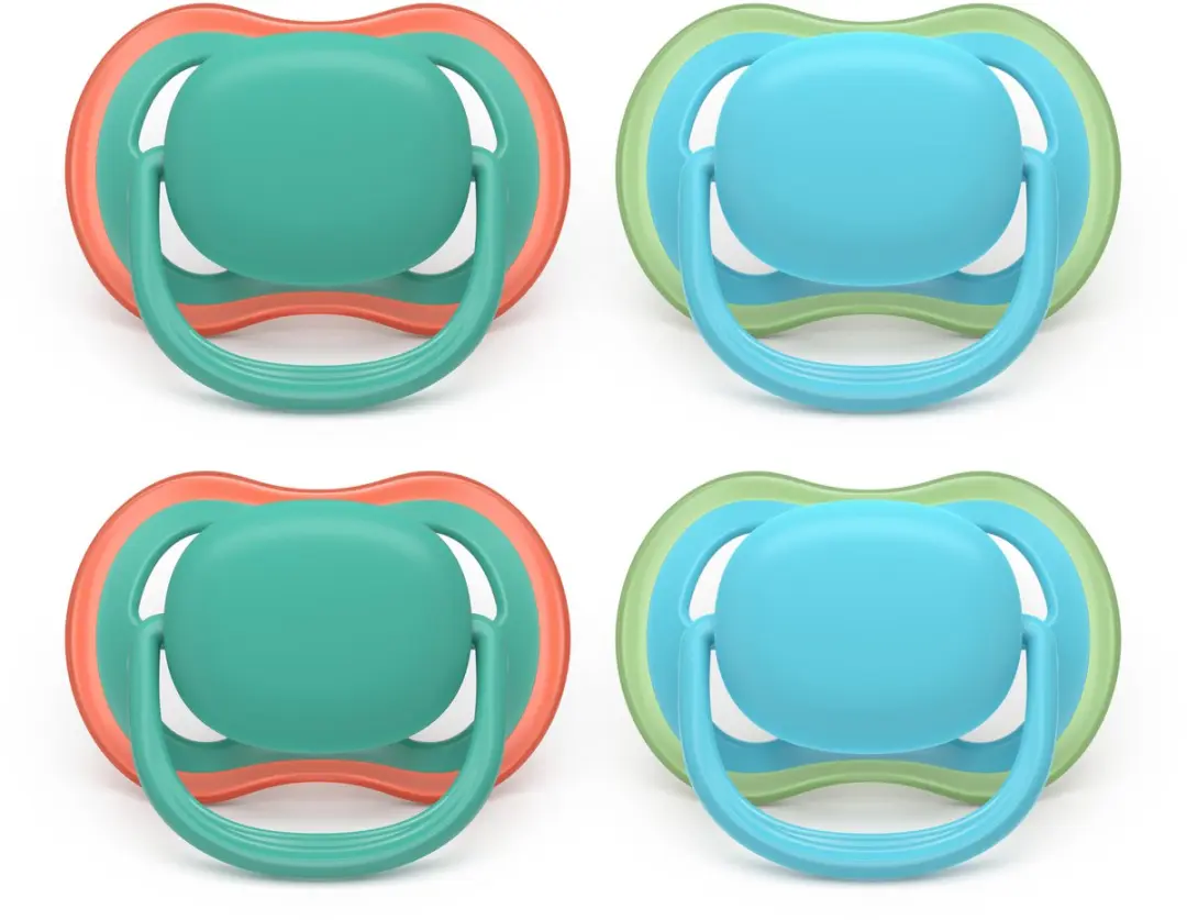 Philips Avent Ultra Air Fopspeen 6-18mnd - 4 Stuks Groen/Blauw