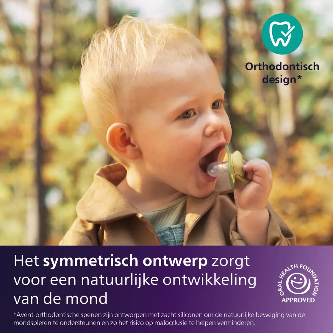 Philips Avent Ultra Air Fopspeen 6-18mnd - 4 Stuks Groen/Blauw