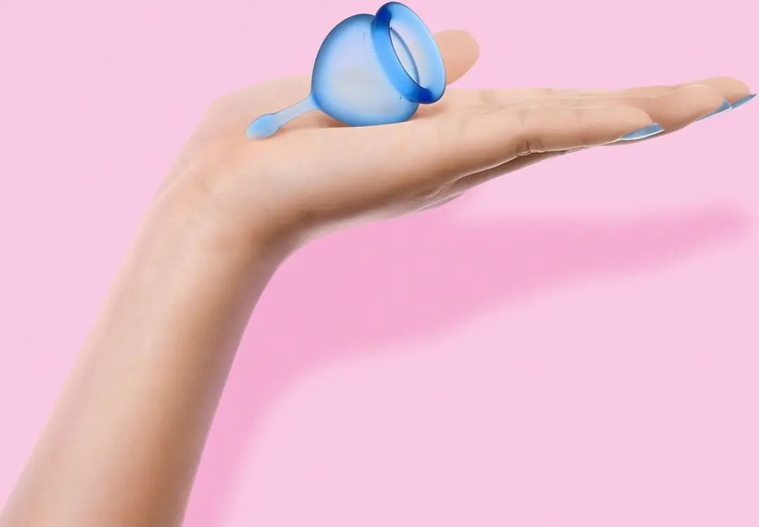 Satisfyer Menstrual Cup Set - 2 Stuks - Blauw