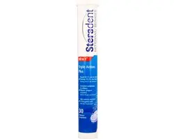 Steradent Triple Action Plus Kunstgebitreiniger 30 tabletten