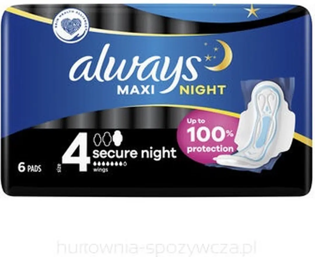 Always Classic Maxi Secure Nacht 6 Stuks - Maat 4