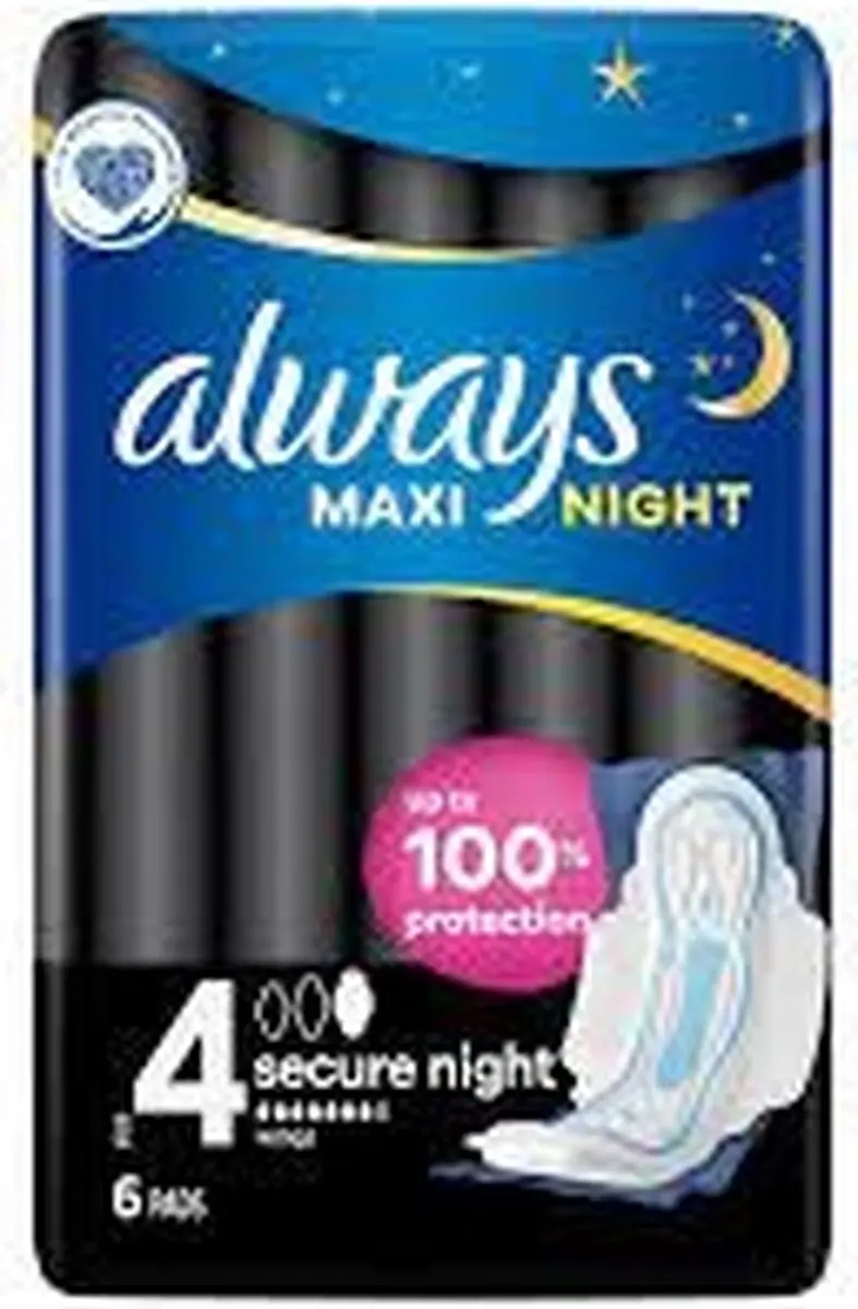 Always Classic Maxi Secure Nacht 6 Stuks - Maat 4