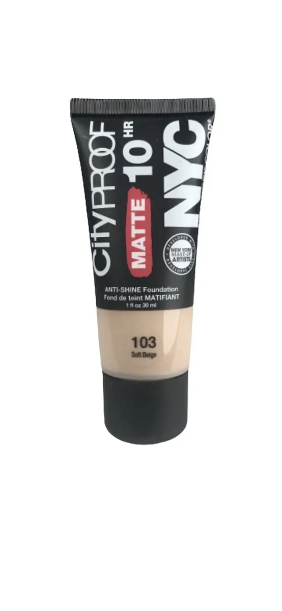 NYC City Proof Matte Foundation 10HR 103