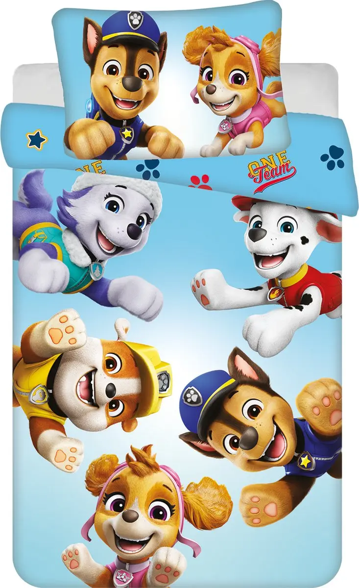 PAW Patrol Dekbedovertrek Blauw