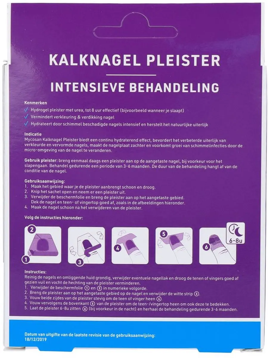 Mycosan Kalknagel Pleister - 14 Stuks