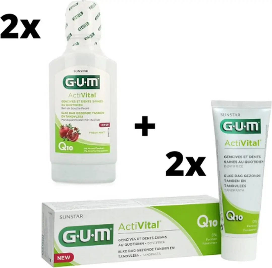 Gum Activital Mondwater & Tandpasta
