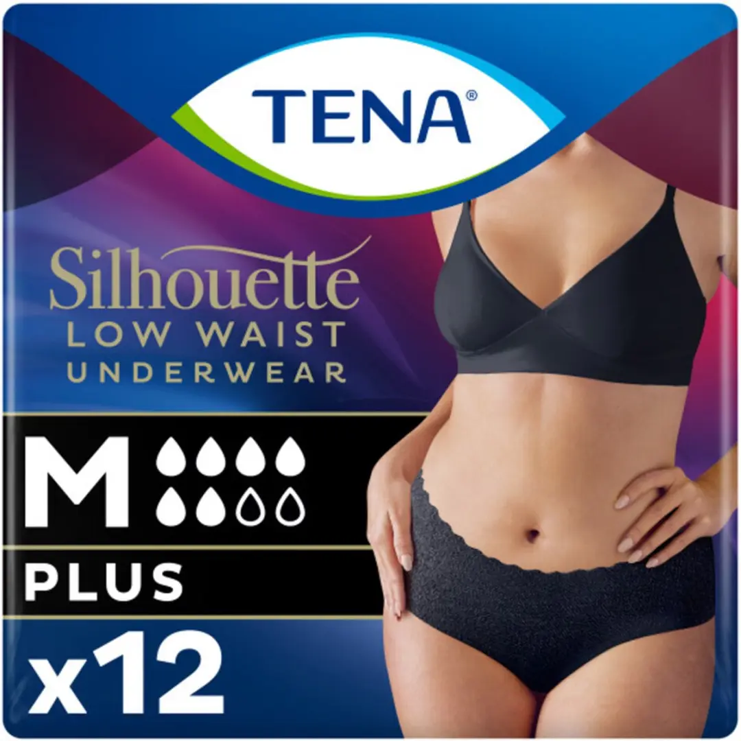 TENA Silhouette Plus Incontinentieverband M - 12 Stuks