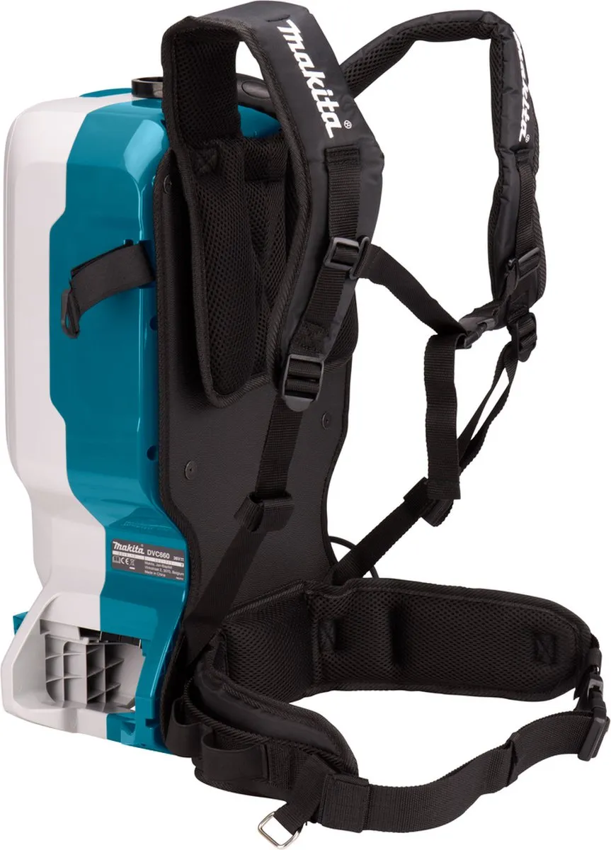 Makita DVC660PT2 Accu Rugstofzuiger - 2x18V 5.0Ah