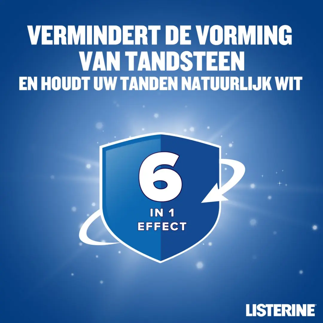 Listerine Total Care Bescherming Tegen Tandsteen 500ml