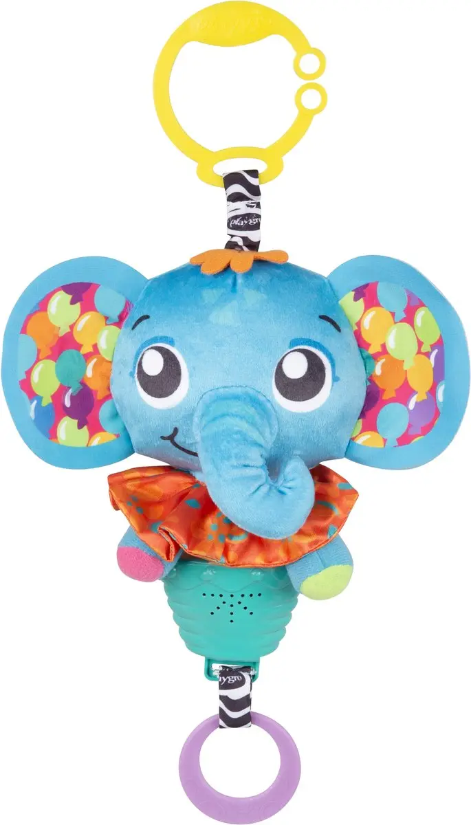 Playgro Musical Elly Elephant Hangspeeltje - Blauw