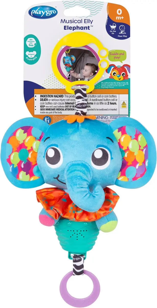 Playgro Musical Elly Elephant Hangspeeltje
