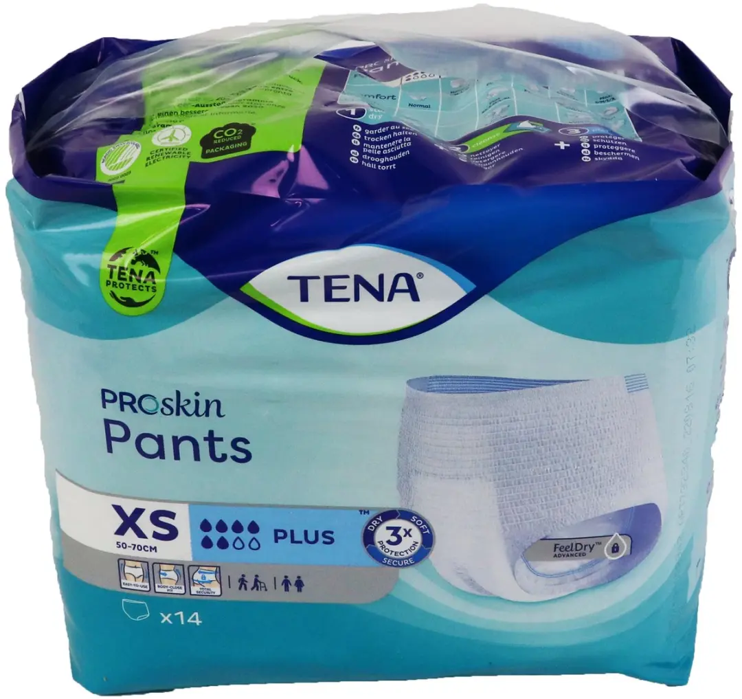 TENA Proskin Pants Plus XS - 14 Stuks